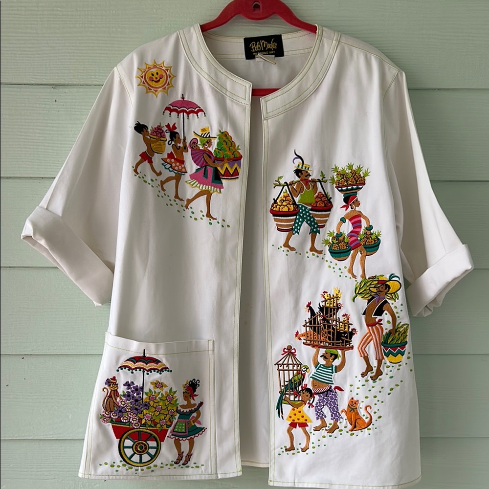 Bob Mackie Wearable Art Top - image 5